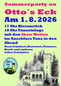 Sommerparty 2026 @ an Otto's Eck